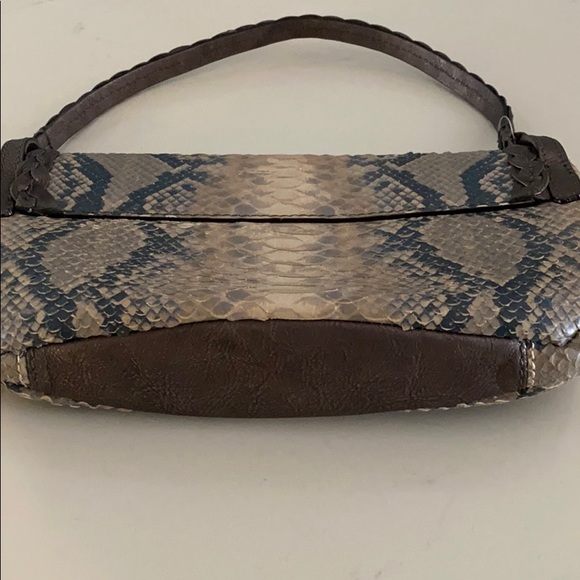 Donald Pliner Taupe Snakeskin Print - Picture 3 of 4